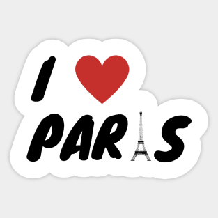 I love Paris Sticker